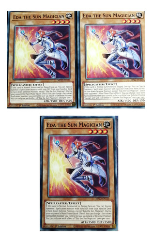 Eda The Sun Magician X3 Yu-gi-oh! Original Konami