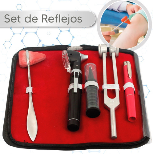 Reflejos Diapasón Martillo Otoscopio Set Diagnostico