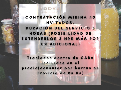 Imagen 9 de 9 de Barra Móvil - Barra Libre- Barra De Tragos- Eventos
