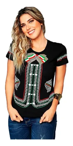 Playera mariachi mujer clearance