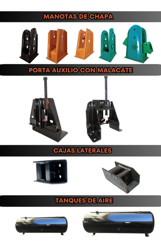 Caja Latera De Enganche 90x40 Mm Perforada Para Acoplado