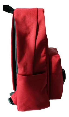 Mochila Vans Old Skool Boxed Vn0a7sch0p Color Rojo 22l Diseño De La Tela Lisa