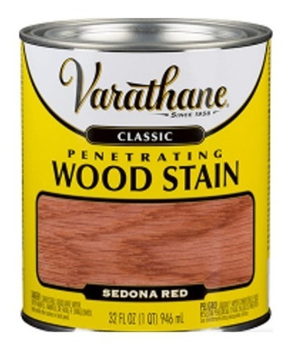Tinte Para Madera Varathane Classic 0,946lts Color Sedona Rojo