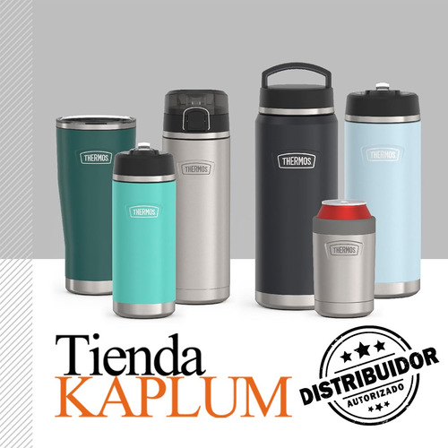 Thermos Classic Termo Con Pico Vertedor Y Manija 1,3l Acero Verde