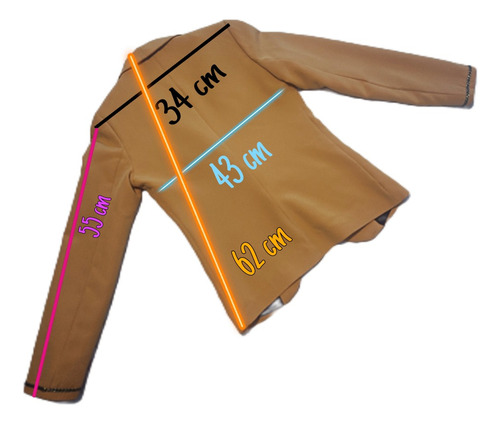 Blazer Mostaza Mujer (Usado)