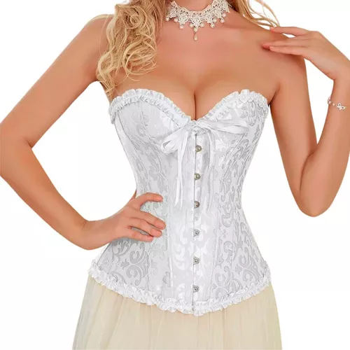 Corpete Corset Corselet Espartilho Overbust Modela Cintura