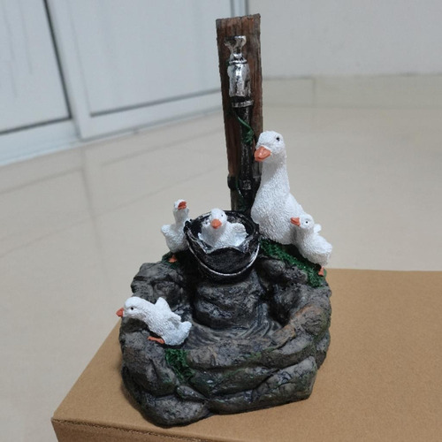 Fuente De Jardinería, Figuras De Animales En Miniatura Jardí