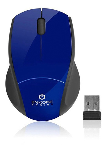 Mouse Wifi Enkore Sprint Ekm-200 Color Azul