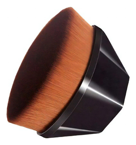 Pincel Mágico Hexagonal Base Maquiagem Tiktok Flawless Brush Cor Preto