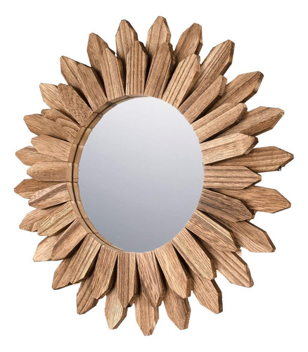 Espejo De Pared Redondo De Madera Para Maquillaje, Para