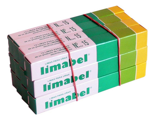 Limas Para Uñas Esmeril Nro 15 X144 Limabel L15