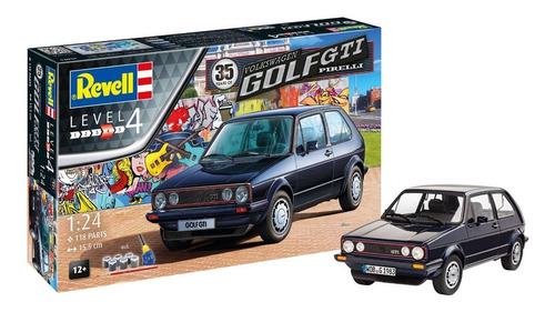 35 Anos Vw Golf 1 Gti Pirelli Kit Para Montar Revell 05694