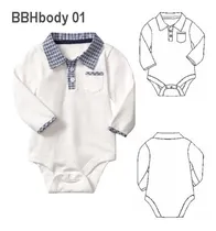 Comprar Moldesunicose Enteritos Bebé Cuello Camisero Manga Larga