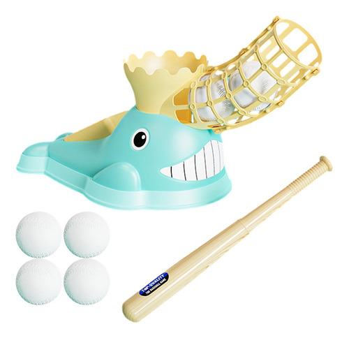 Conjunto De Beisebol Para Máquina 6 Bolas De Beisebol Azul