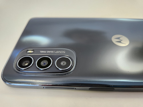 Celular Motorola Moto G52 Impecable En Caja Con 3 Fundas Gris Oscuro (Usado)