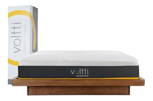 Imagen 1 de 9 de Colchón Queen Size Voltti Essential Hibrido, Con Resortes Pocket Y Memory Foam, No Transfiere Movimiento