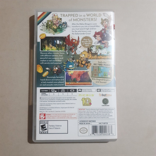 Wonderboy: The Dragon's Trap Nintendo Switch (Usado)