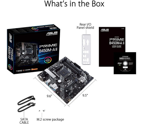 Imagen 8 de 10 de Combo Board Asus Prime B450m-a Ii + Amd Ryzen 5 5600g