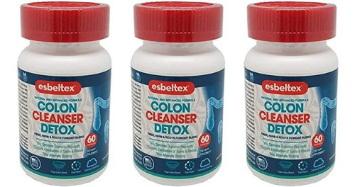 Esbeltex Colon Cleanser Detox. Mejora Naturalmente Su Tráns