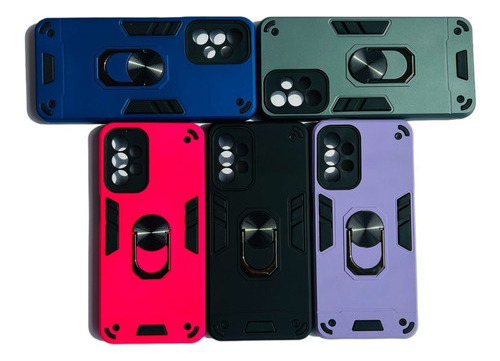 Carcasa Funda Para Samsung A23 Anti Golpes Anillo Colores 