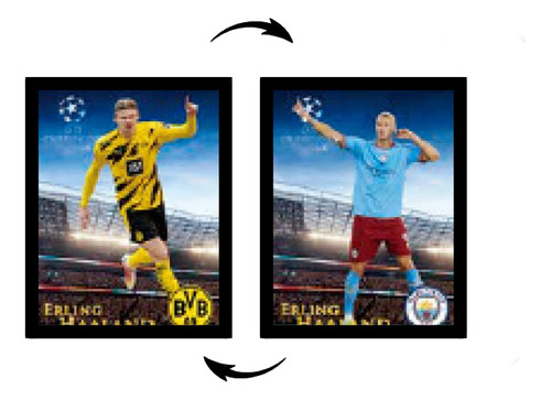 Poster 3d Lenticular Haaland Futbol