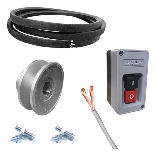 Motor 1cv 4 Polos Baixa Rotação Kit Engenho De Cana 110/220v