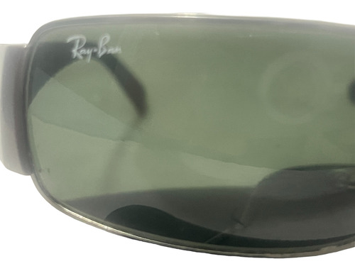 Ray-ban Rb3237 - Lentes De Sol Metálicos - Made In Italy Océano Verde Musgo Metalico Negro (Usado)