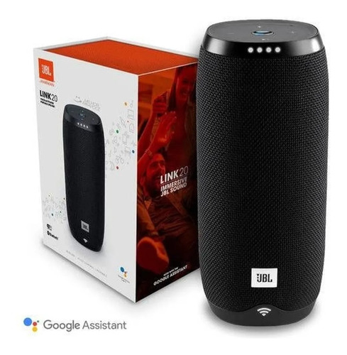 Speaker Jbl Link 20 Bluetooth Wi-fi Comando De Voz Google