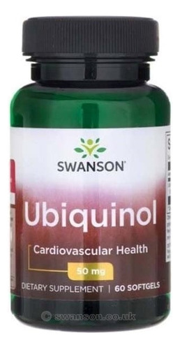 Ubiquinol 50mg Soft Gel 60caps Swanson Usa Sabor No Aplica