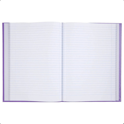Caderno Brochura 1/4 Pequeno Capa Dura 48 Folhas Cor Roxo