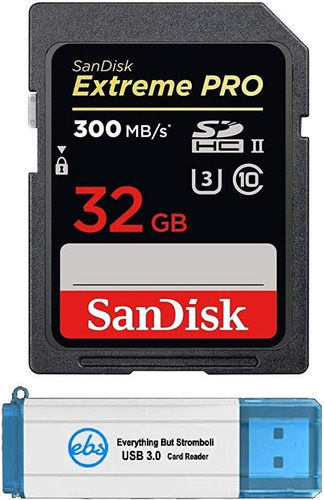 Sandisk Extreme Pro 32gb Uhs-ii Sd Card Works With Canon Eo.