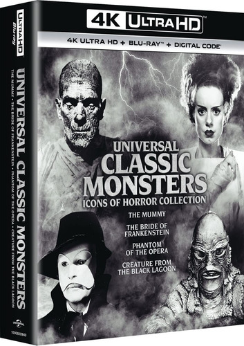 Universal Classic Monsters 8 Blu-ray 4k Vol 2 Importado