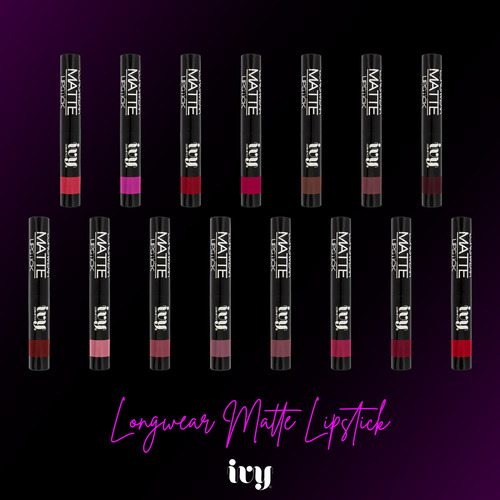 Labial Longwear Matte Lipstick Ivy Sweet Peach