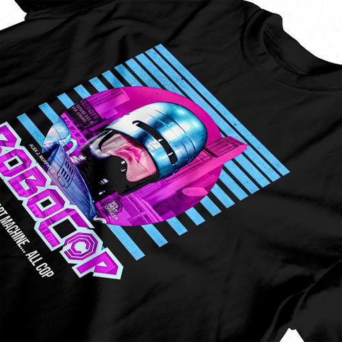 Imagen 2 de 6 de Remera Algodón Robocop 8