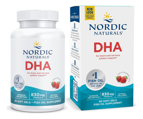 Nordic Naturals Dha Xtra Plus 830mg Puro Omega 3 X90caps