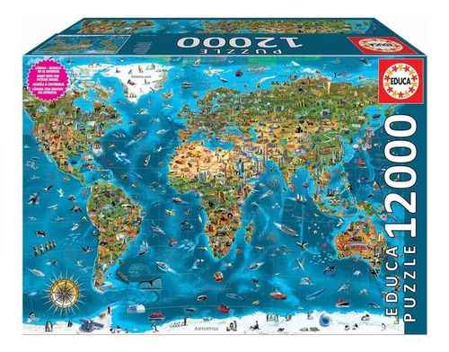 Rompecabezas Puzzle Maravillas Del Mundo 12000 Pzs Educa M4e