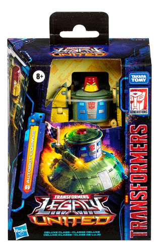 Autobot Cosmos Transformers Legacy United , Universo G1, Clase De Lujo, Se Transforma En 19 Pasos , 14 Cm. Figura De Acción, Para Niños Y Niñas De 8 Años O Más