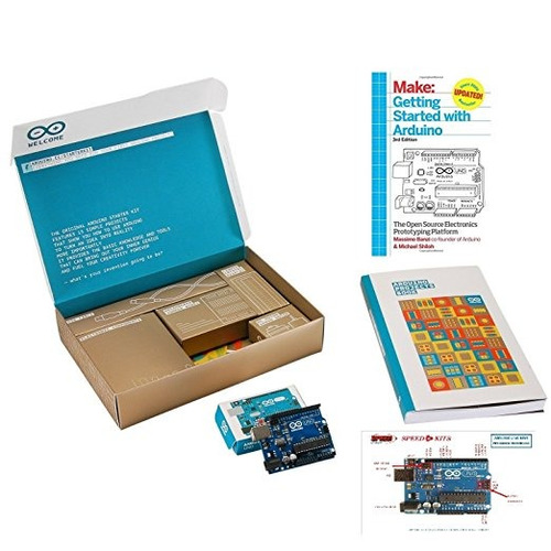 El Arduino Starter Kit Oficial Deluxe Bundle Con Make: Intro