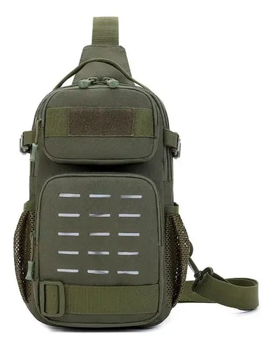 Mochila Cruzada T ctica Militar Pechera Molle Mariconera Mensajero
