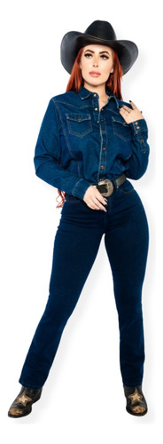 Pantalon Vaquerocorte Recto De Mujer Talla 7 Y 9