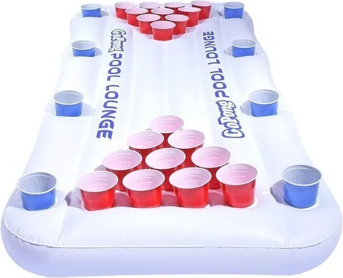 Beer Pong Inflable Para Alberca