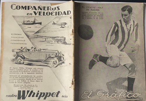 Revista Antigua El Gráfico, Nº 560, Fútbol Abril 1930