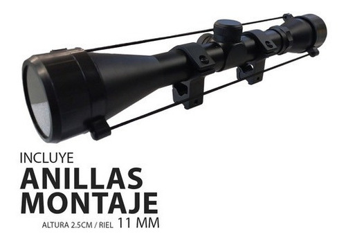 Imagen 3 de 9 de Mira Krico Sporter 4 X 40 Mm Mil Dot Montaje Aire Pcp Tiro