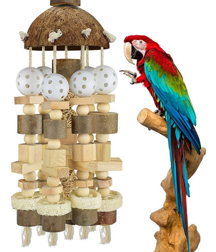 1 Unidad De Juguete Educativo Para Masticar Aves, Bloques De