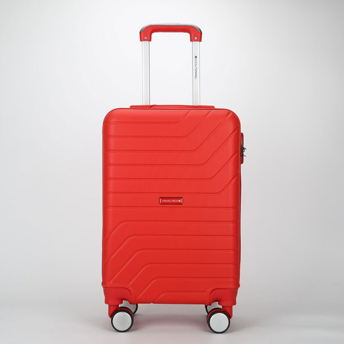 Valija Carry On Travel Tech Rojo Super Promo Original 