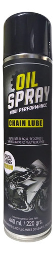 Lubricante Cadena Motos Alta Performance Oil Spray Motoscba