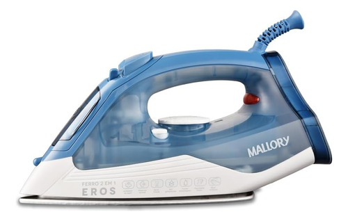 Ferro A Vapor 2 Em 1 Mallory Jupiter Eros 1200w - Cor Azul-aço