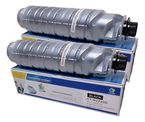 2 Toner Compatible Con Ricoh 2220d 1022 1027 1032 2550 2851