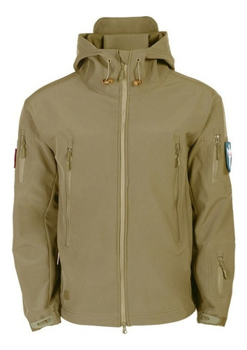 Chaqueta Táctica Militar Hombre Shark Térmica Multibolsillos