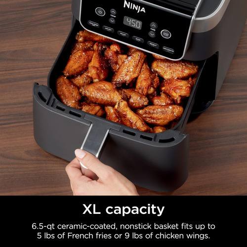 Air Fryer Ninja Air Fryer Pro Xl, 6,5 L, 6 En 1, Color Gris